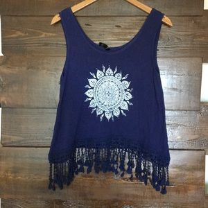 Bohemian tank top